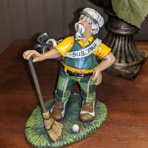 Rick J Rowley Golf Figurine "Clean The Green". #36